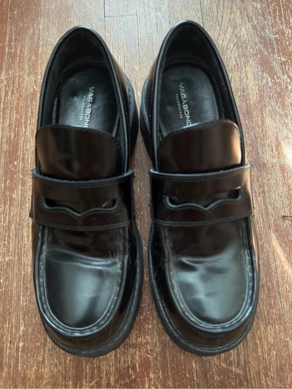 Vagabond Black Loafers